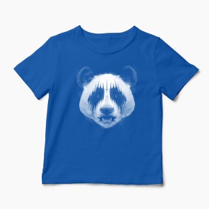 Tricou Metal Panda - Copii-Albastru Regal